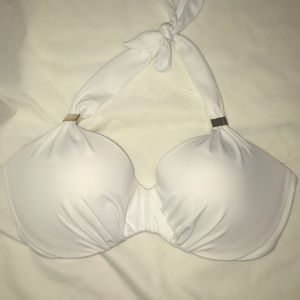 NWOT Victoria’s Secret swim top 32DD, white